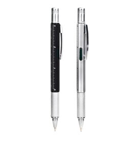 Kikkerland PEN MULTI FUNCTION BLACK/SILVER