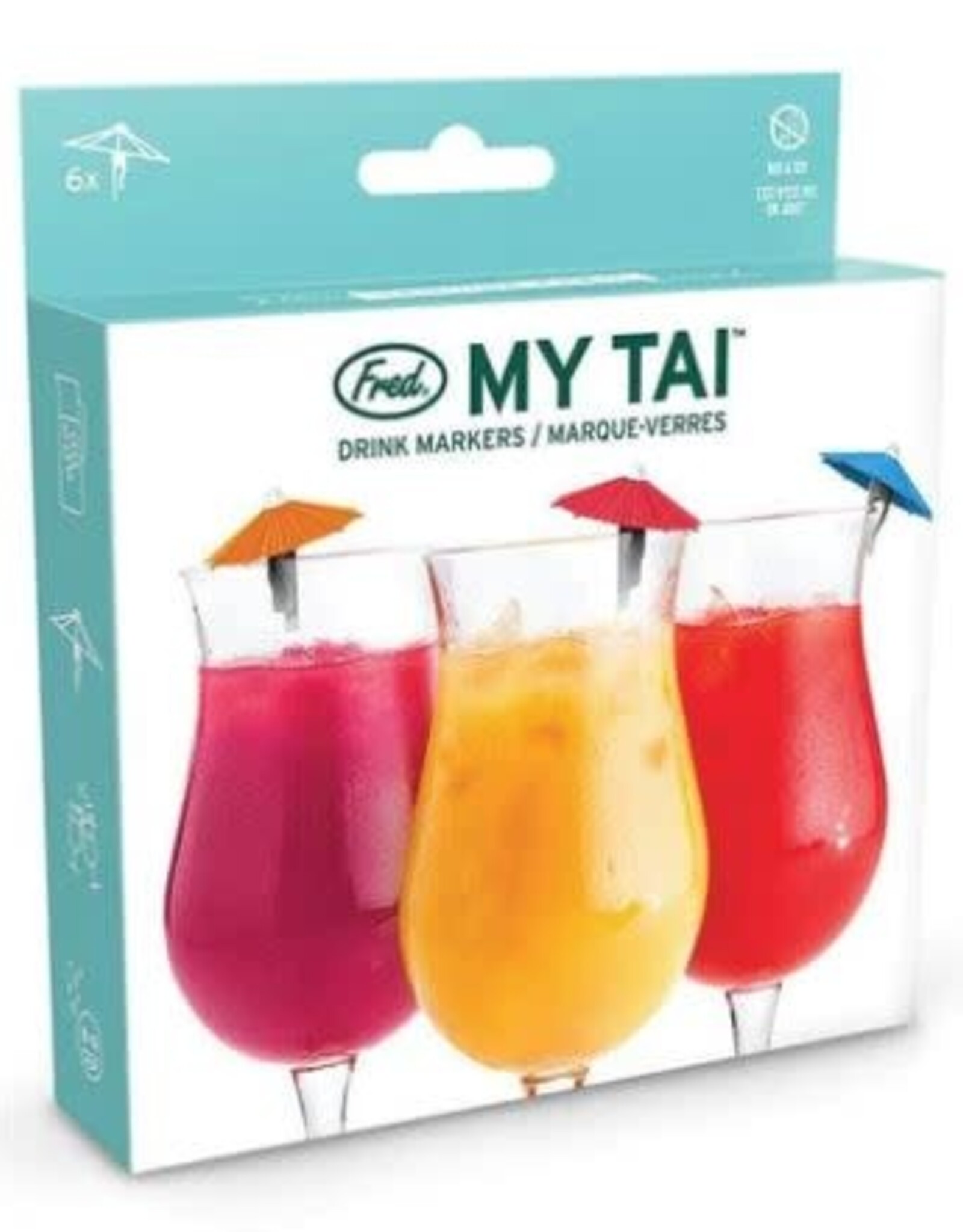 Fred & Friends MY TAI - DRINK MARKERS-6