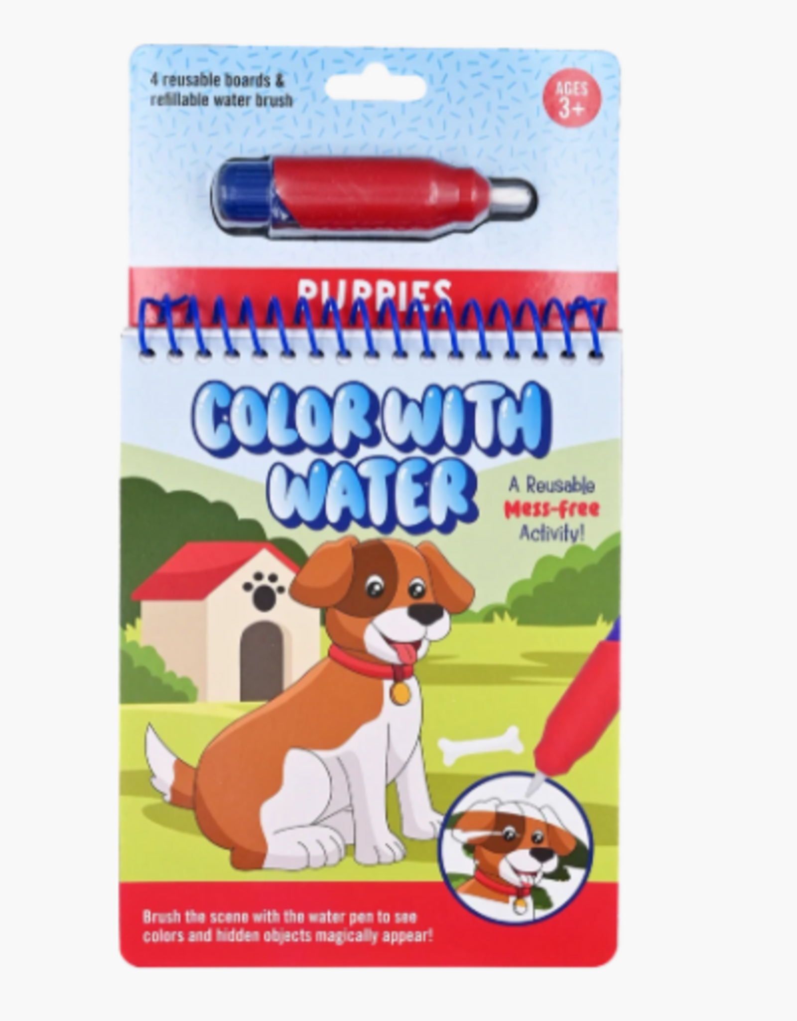 Peter Pauper Press Color With Water - Puppies