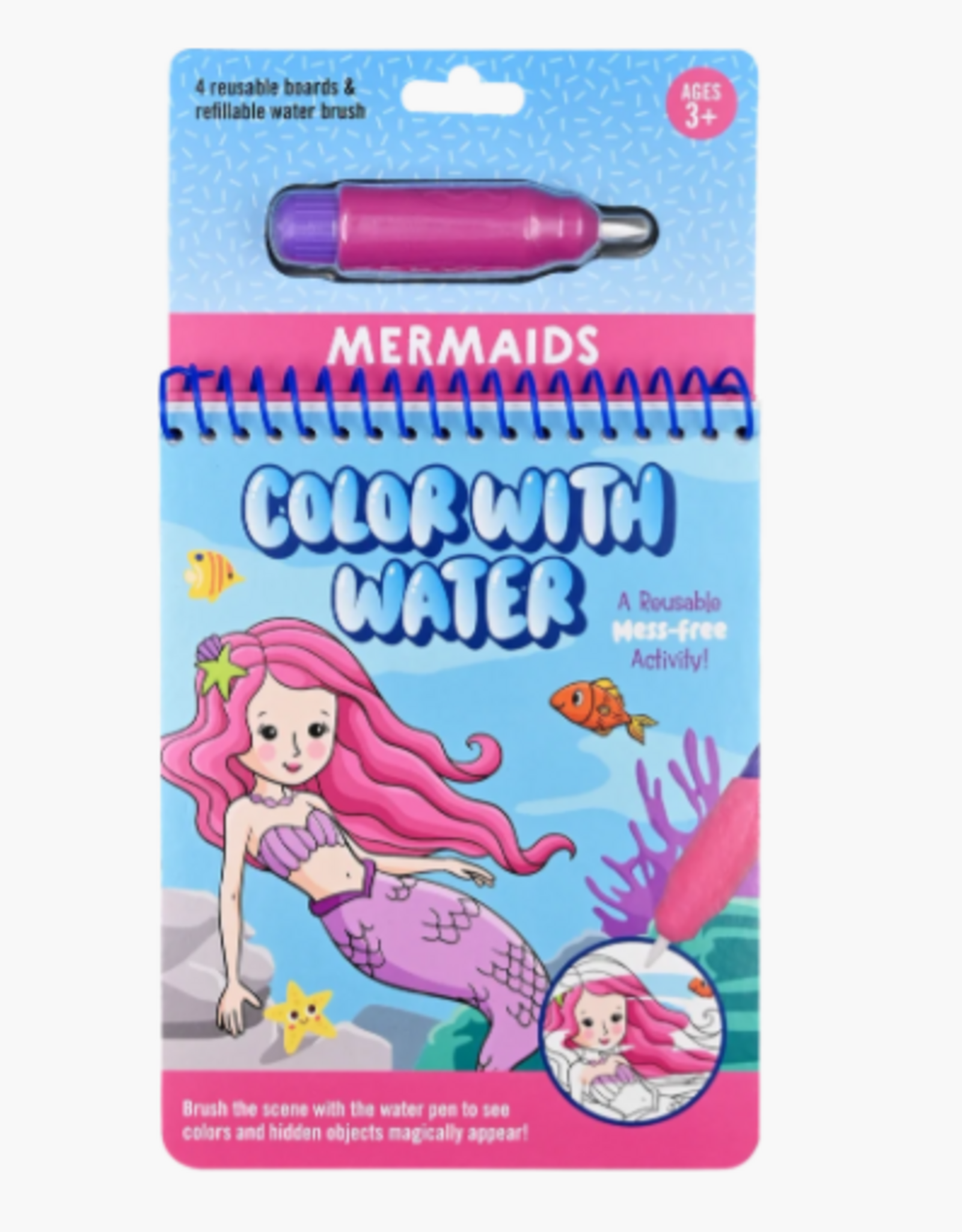 Peter Pauper Press Color With Water - Mermaids