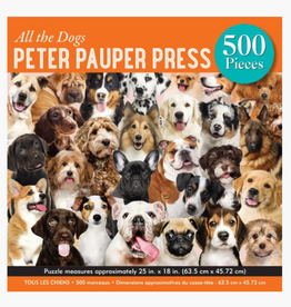 Peter Pauper Press All the Dogs 500 Piece Jigsaw Puzzle