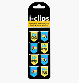 Peter Pauper Press Bees i-clips Magnetic Page Markers