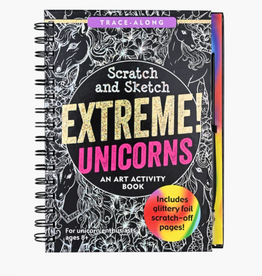 Peter Pauper Press Extreme! Scratch & Sketch Unicorns