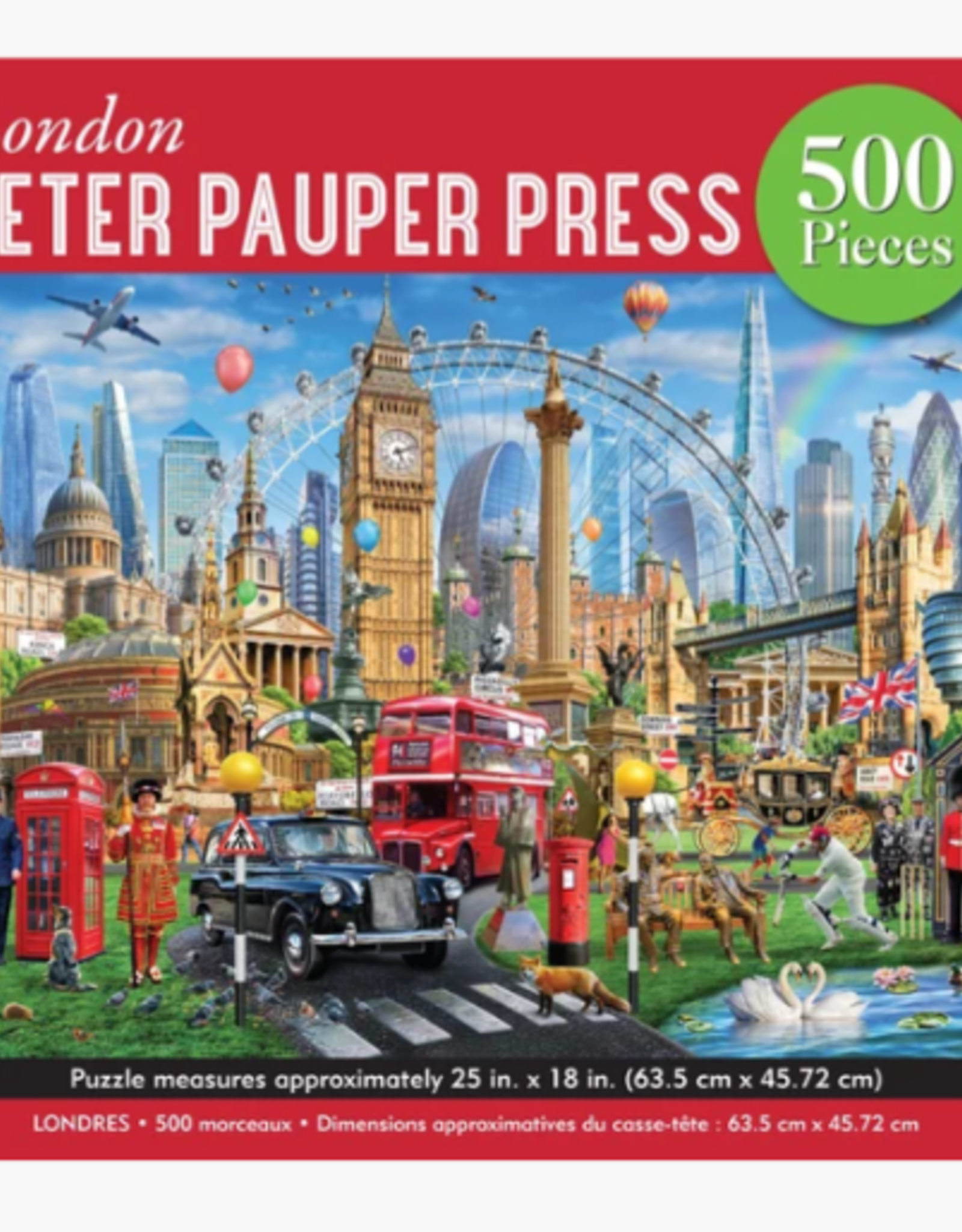 Peter Pauper Press London 500 Piece Jigsaw Puzzle