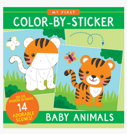 Peter Pauper Press My First Color-by-Sticker Book - Baby Animals