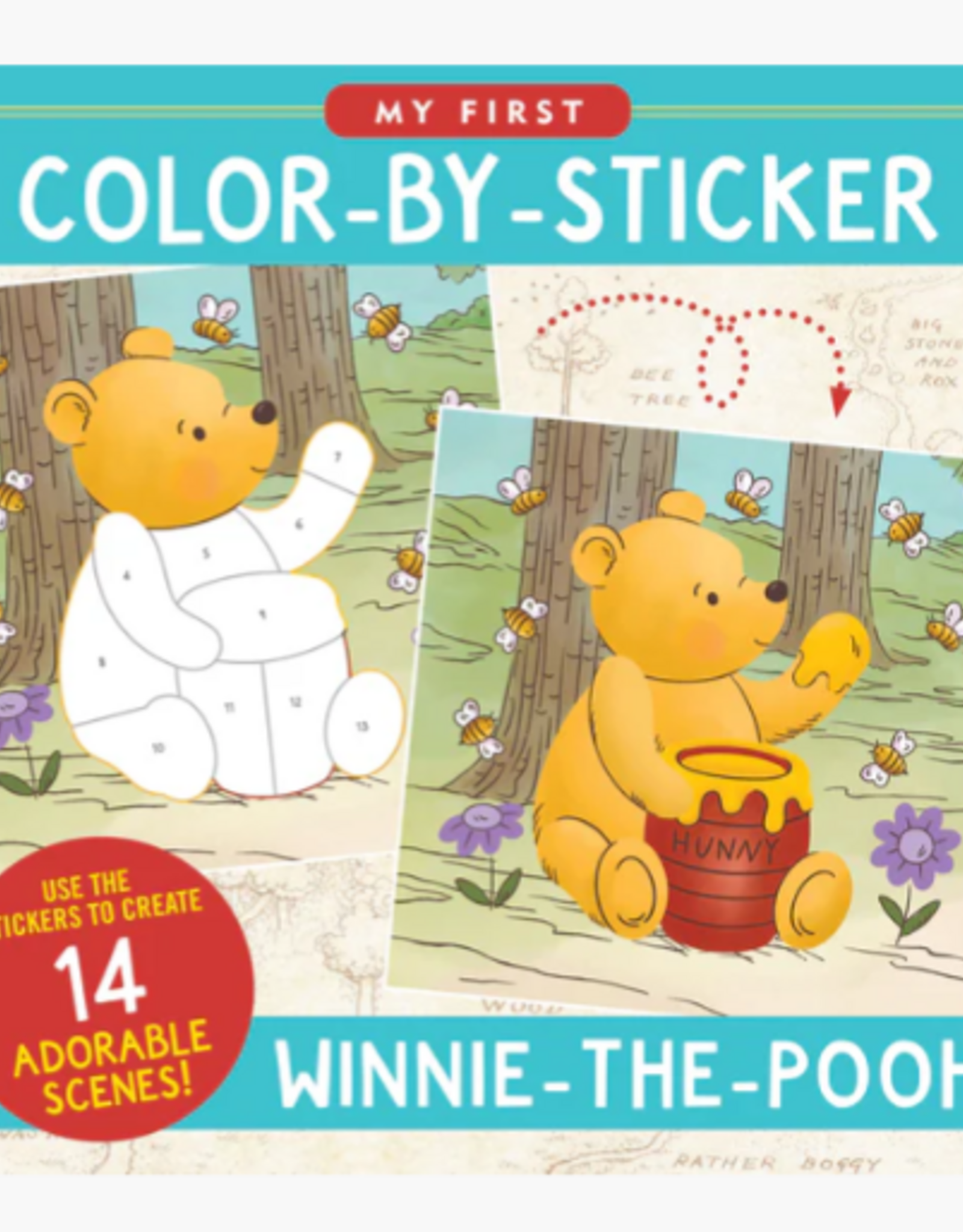 Peter Pauper Press My First Color-by-Sticker Book - Winnie-the- Pooh
