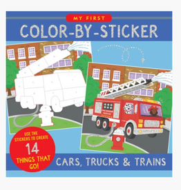 Peter Pauper Press My First Color-By-Sticker Book -- Cars, Trucks, & Trains