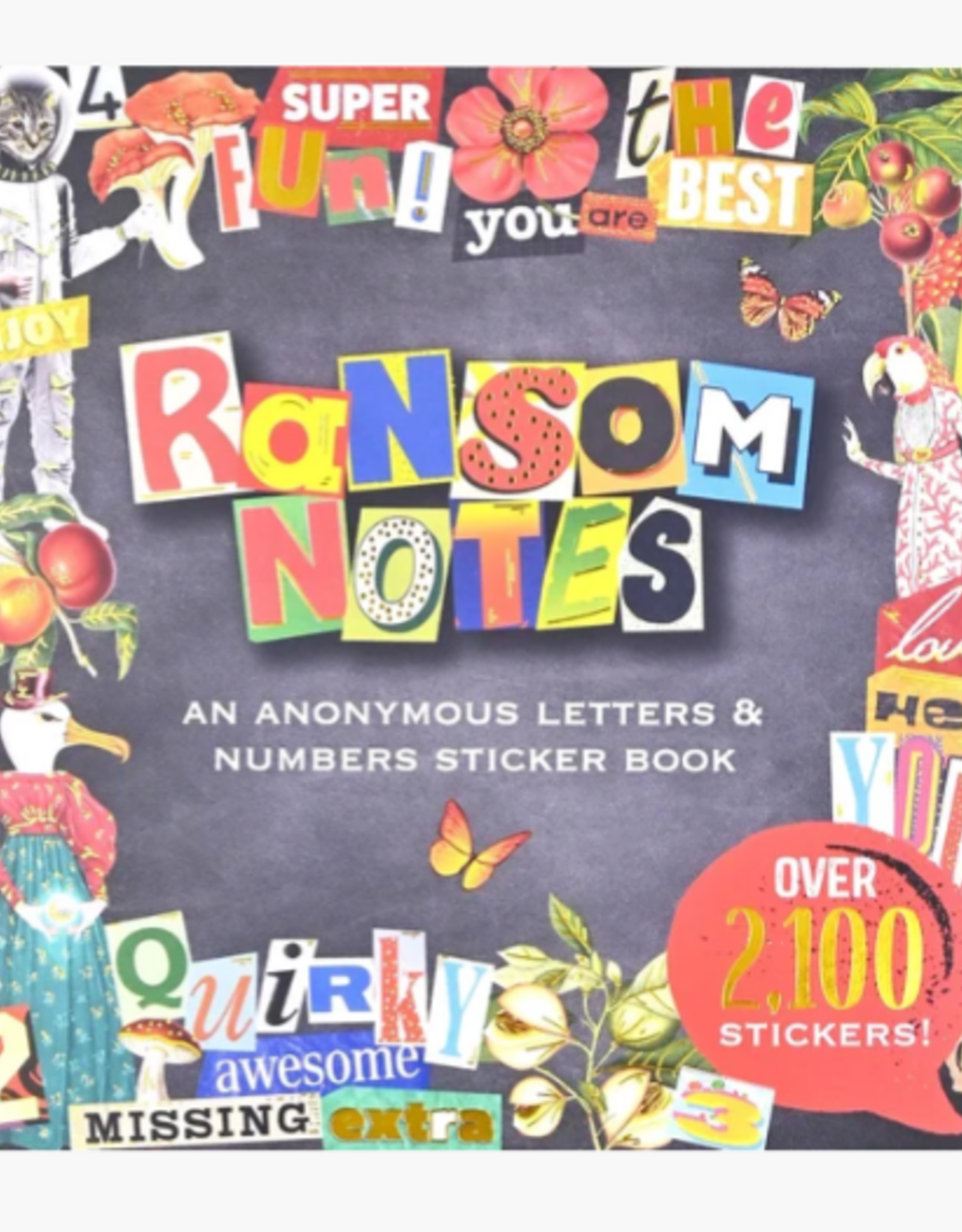 Peter Pauper Press Ransom Notes Sticker Book