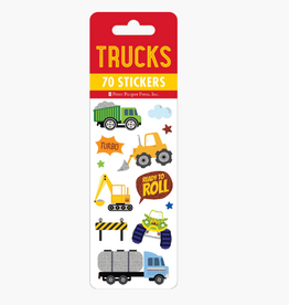 Peter Pauper Press Trucks Sticker Set