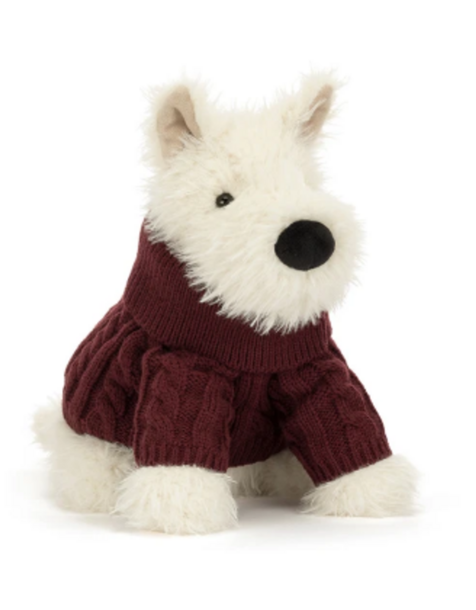 Jellycat Munro Scottie Dog Winter Jumper Outfit