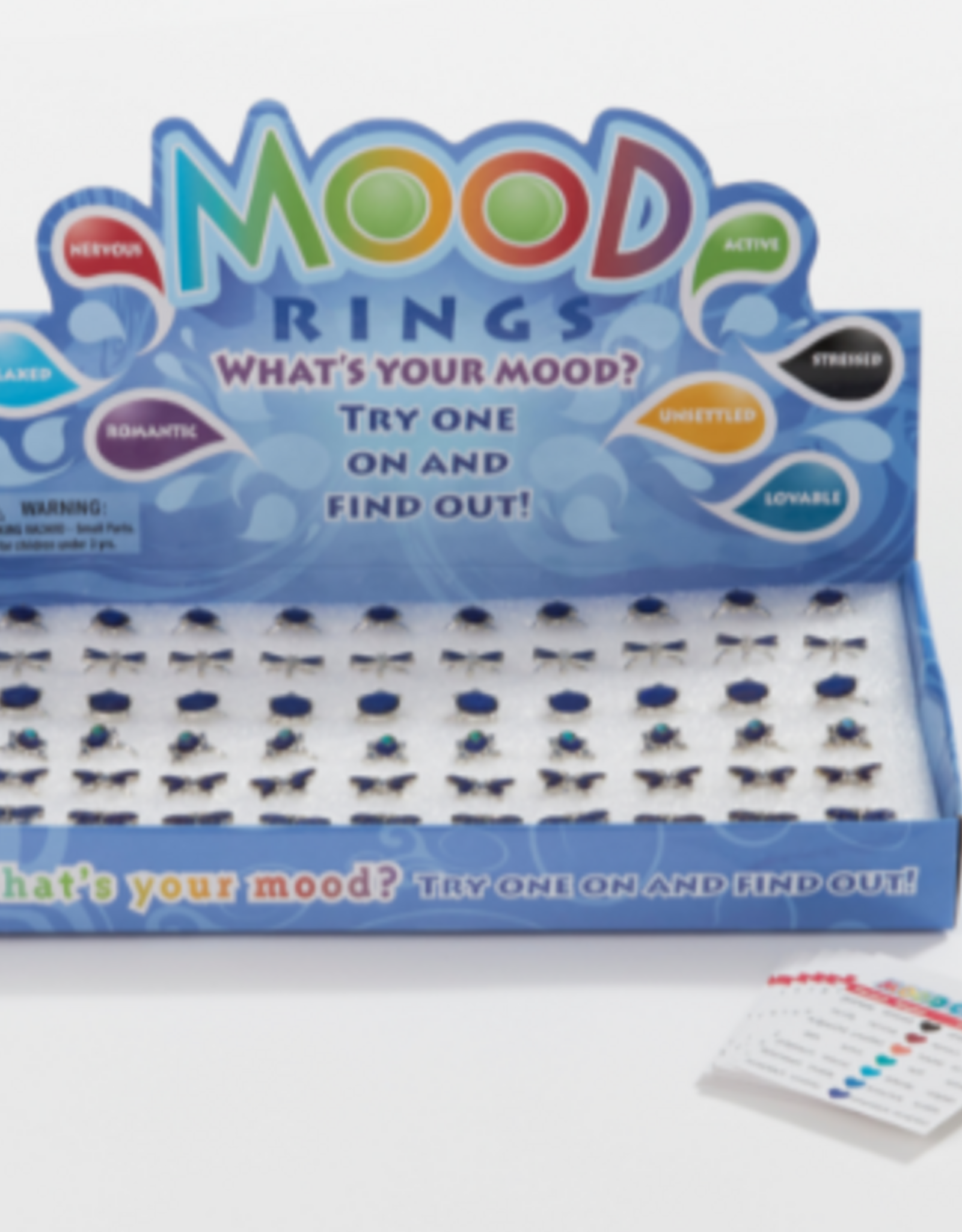 GeoCentral Mood Ring Outdoor Creatures Asst.