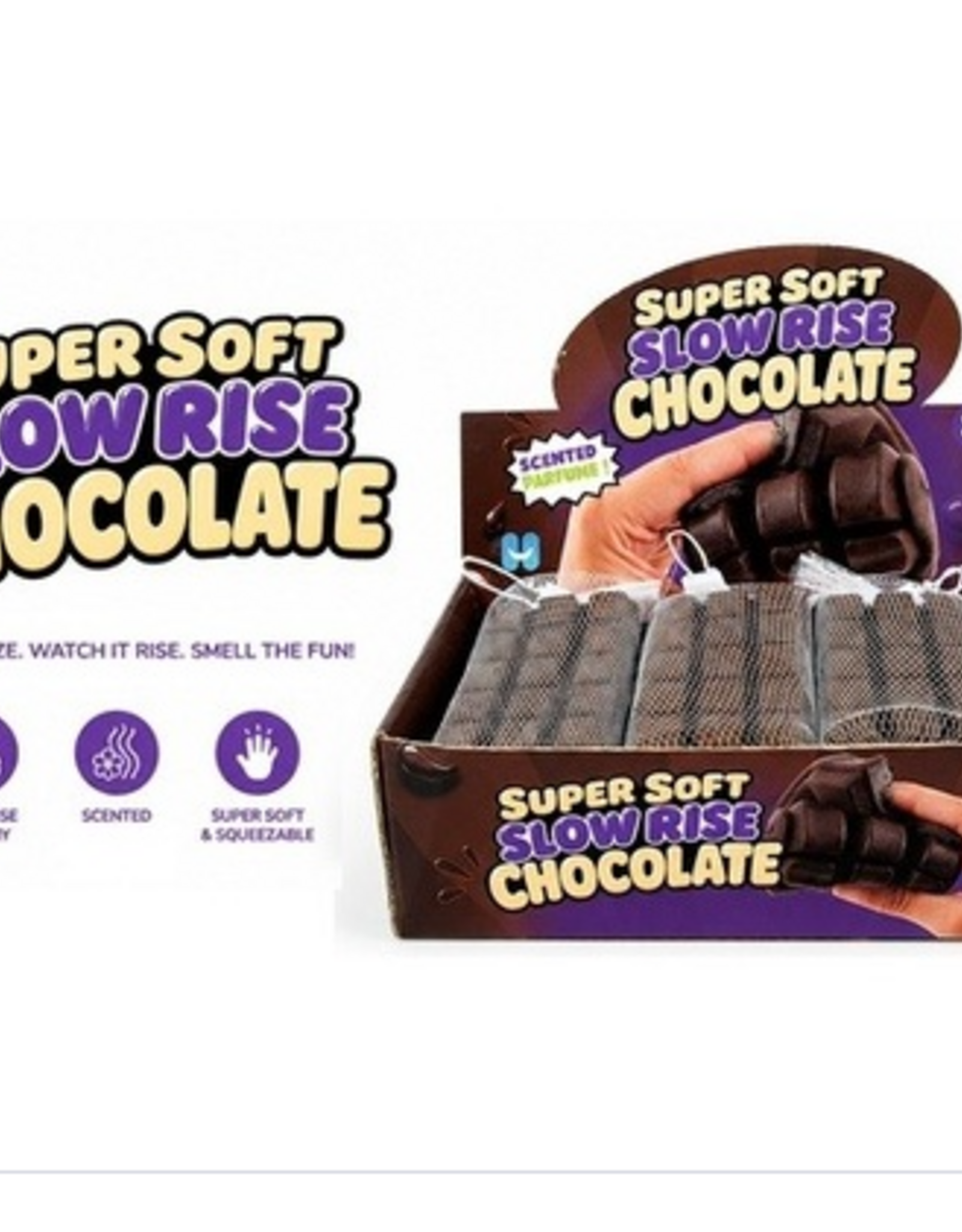Handee Products Squishy Scented Slo Rise Chocolate