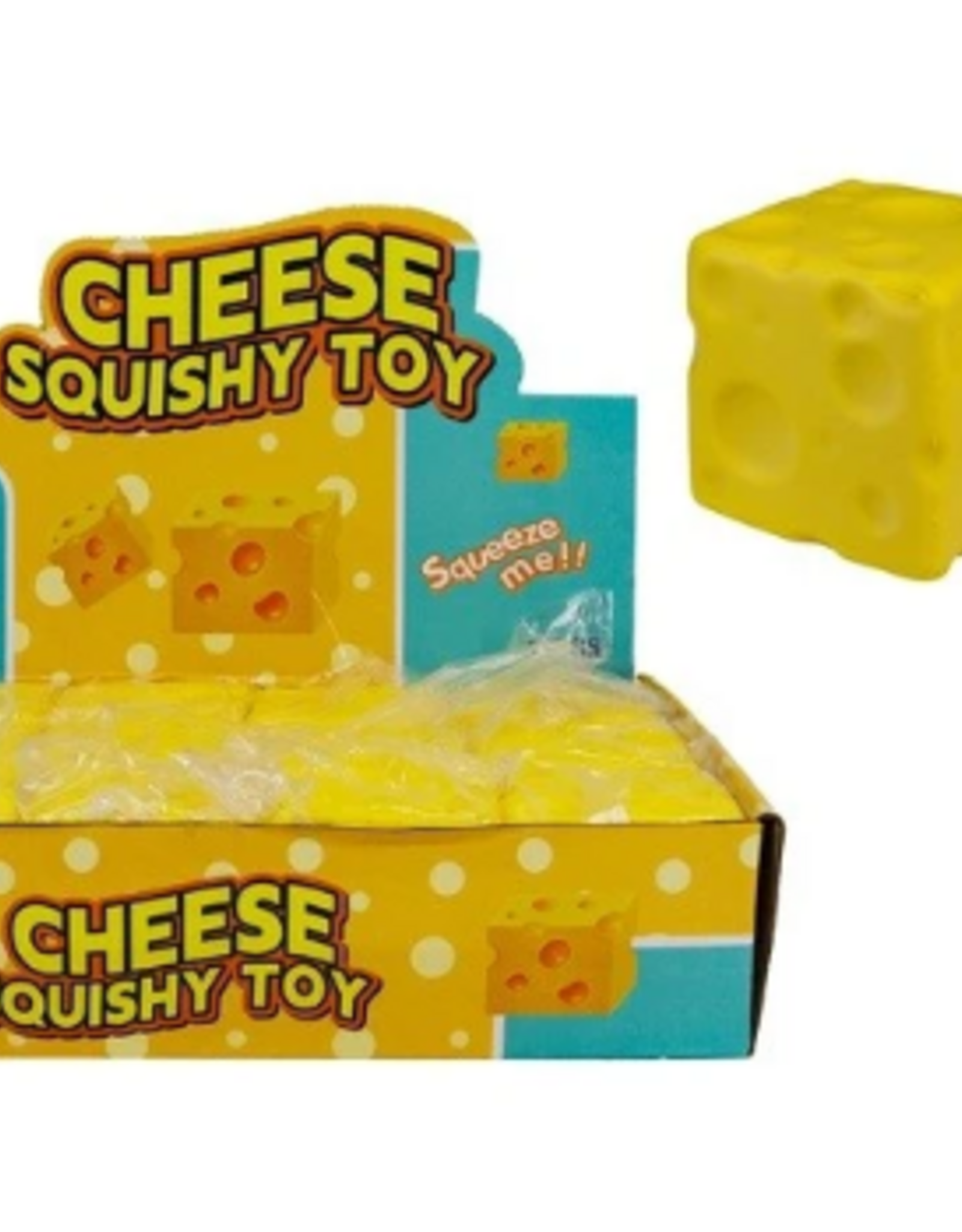 The Toy Network Squish Slow Rise Cheese 2.75"