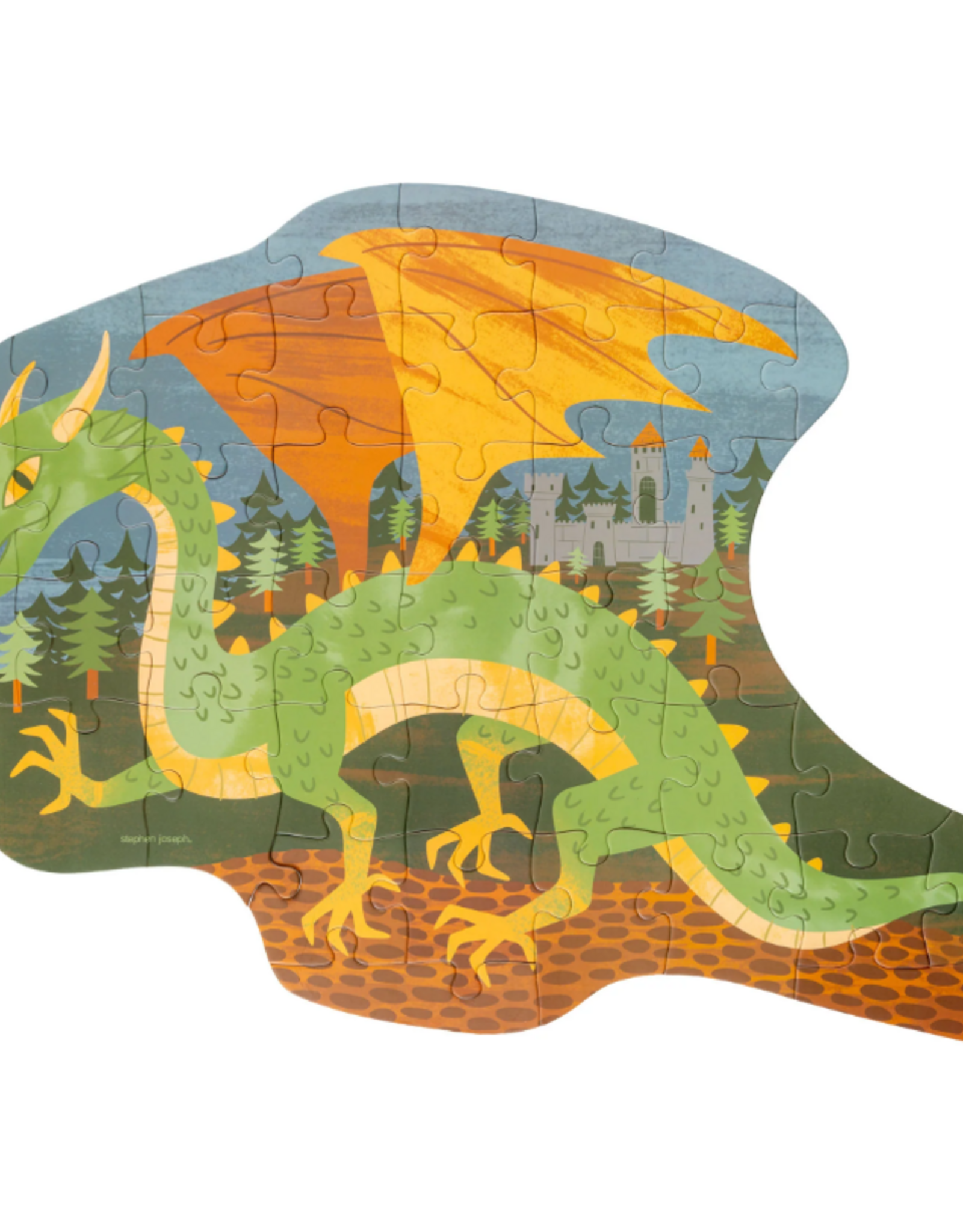 Stephen Joseph SHAPED JIGSAW PUZZLE DRAGON