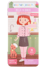 Stephen Joseph TALL TRAVEL TIN MAGNETIC DRESS UP BAKER