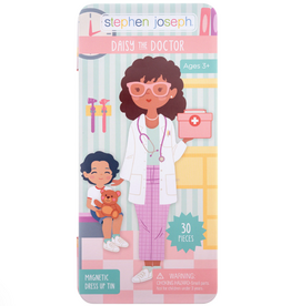Stephen Joseph TALL TRAVEL TIN MAGNETIC DRESS UP DOCTOR