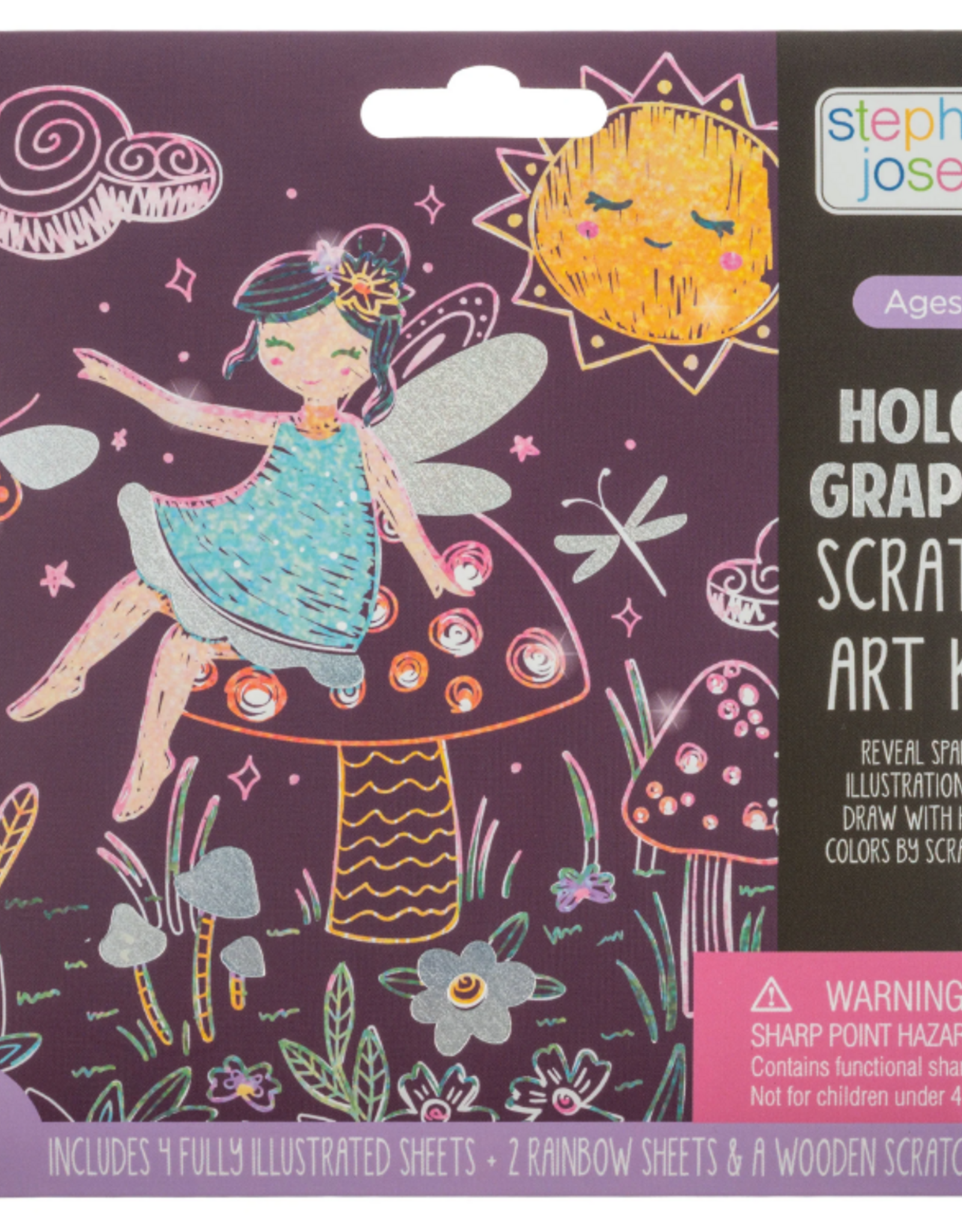 Stephen Joseph HOLOGRAPHIC SCRATCH ART FAIRY