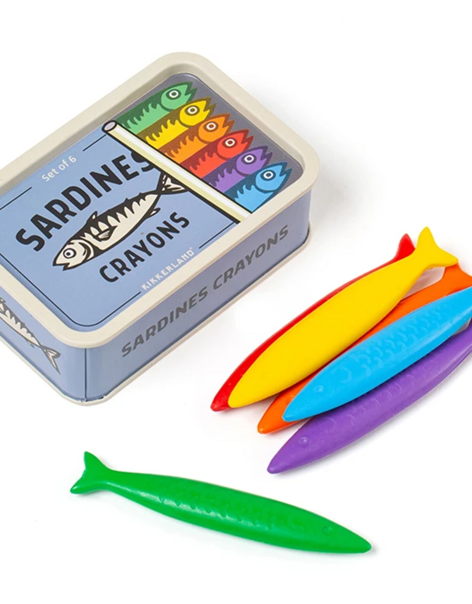 Kikkerland SARDINES CRAYONS