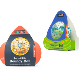 Kikkerland KIDOKI ROCKET SHIP & UFO BOUNCY BALLS Asst.
