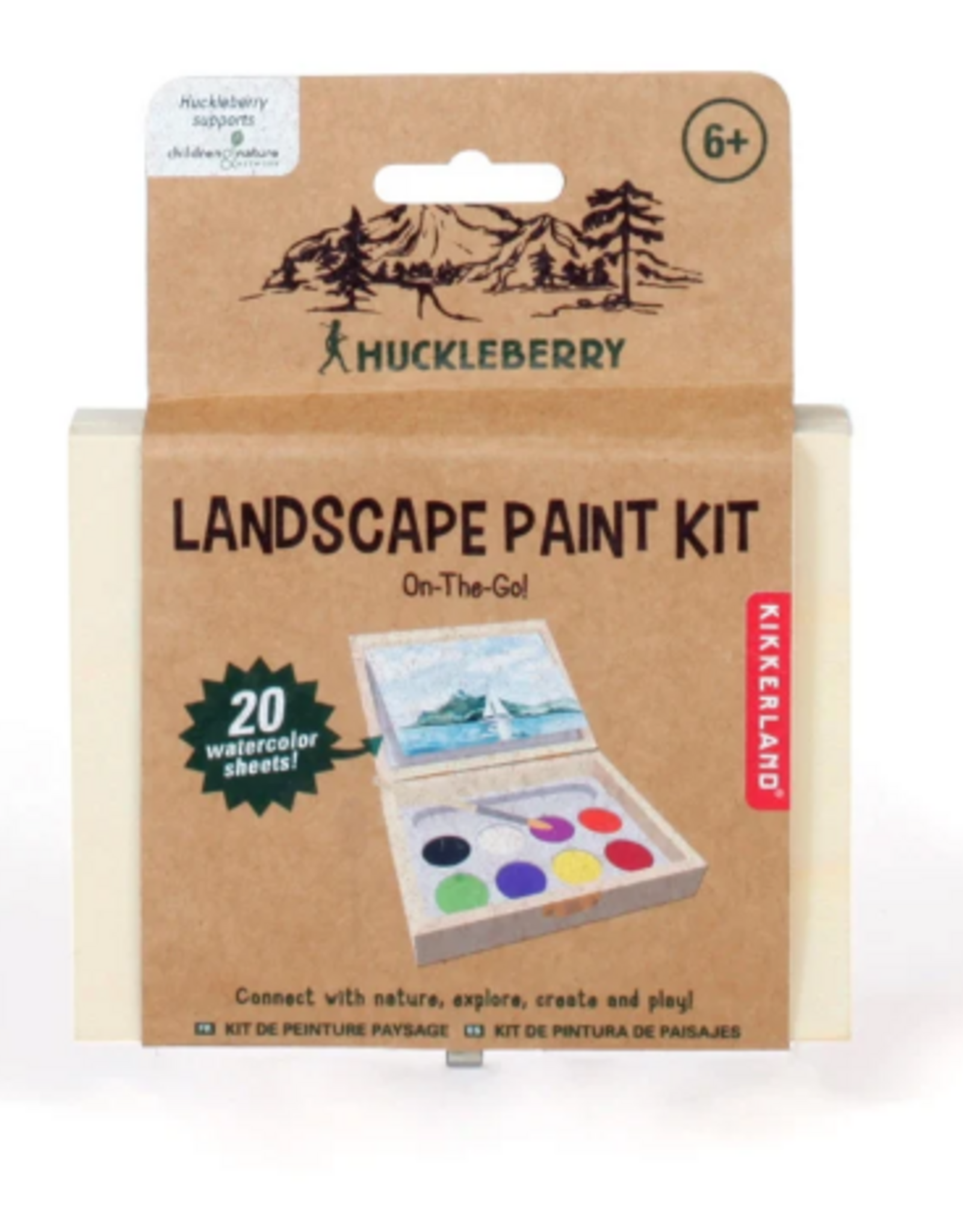Kikkerland HUCKLEBERRY LANDSCAPE PAINT KIT