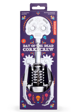 Kikkerland CORKSCREW DAY OF THE DEAD SKELETON