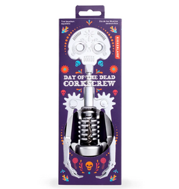 Kikkerland CORKSCREW DAY OF THE DEAD SKELETON