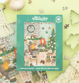 Villager Cottage Christmas 1000pc