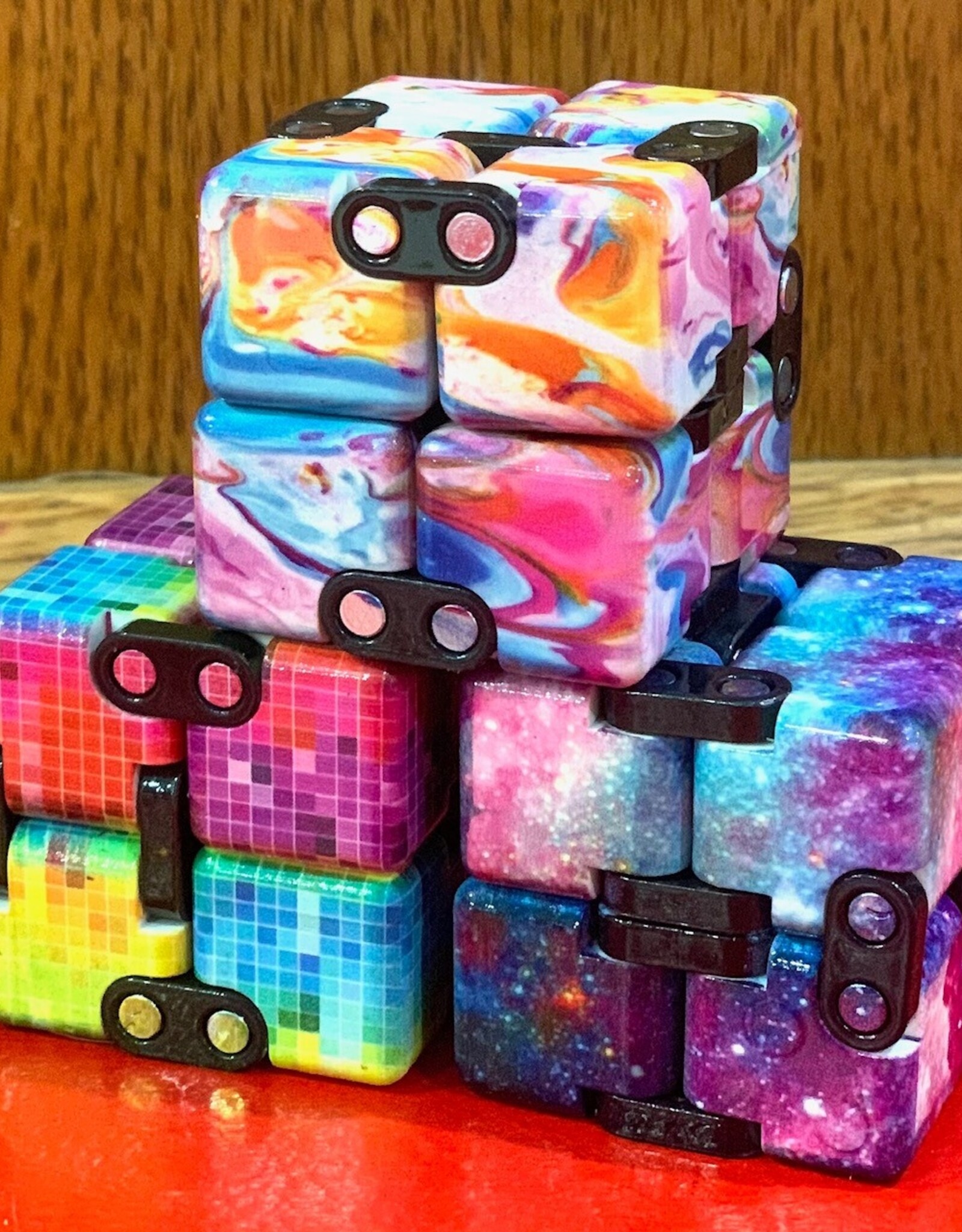 Zibbers Infinity Cube Boxed Asst. Patterns (Digital, Paint, Cosmic)