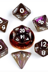 Dice - 7pc 10mm Acrylic Mini Stardust Supervolcano