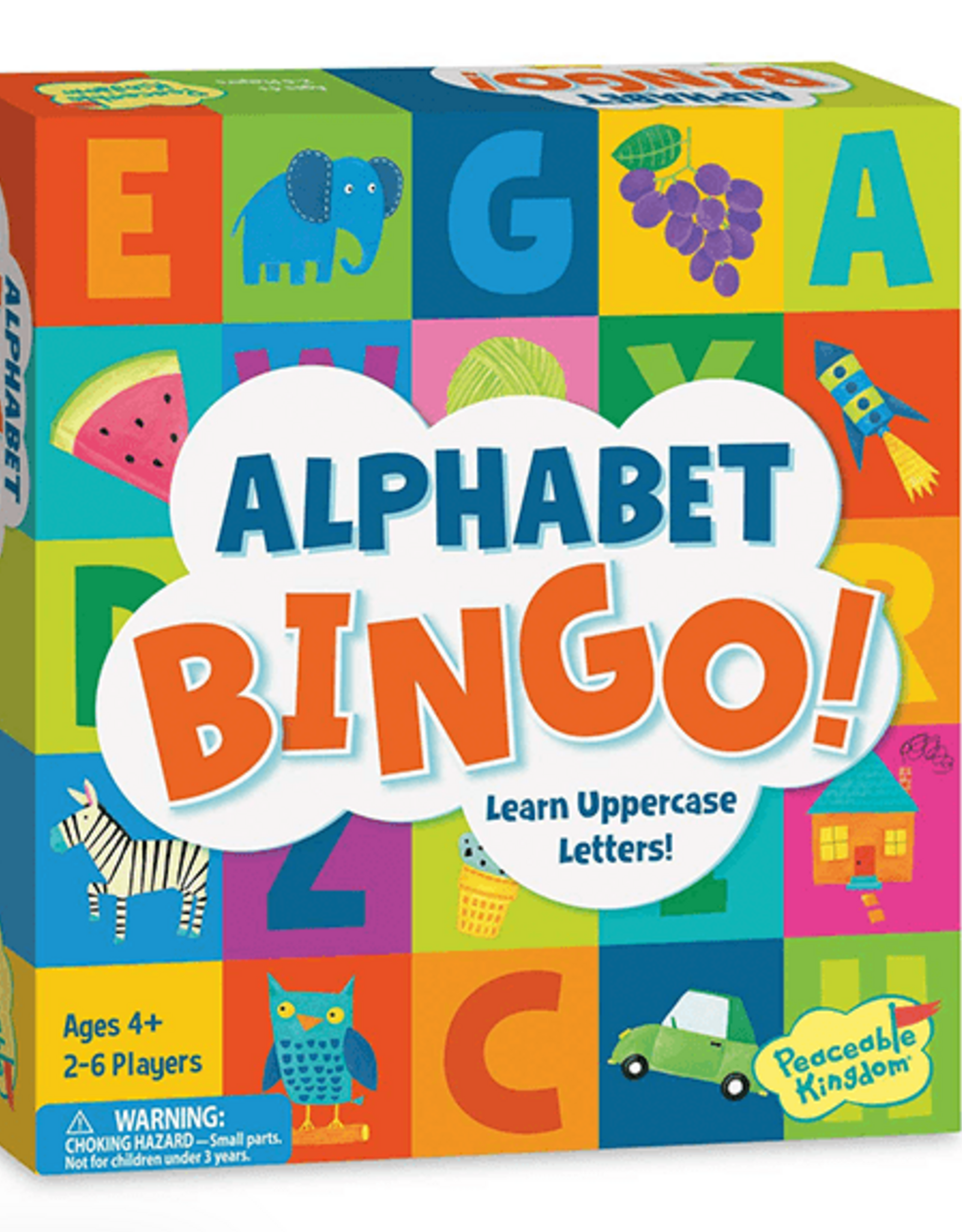 Peaceable Kingdom ALPHABET BINGO BOARD GAME