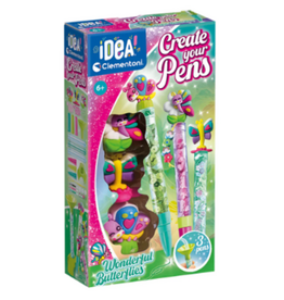 Clementoni IDEA - CREATE YOUR PENS - WONDERFUL BUTTERFLIES