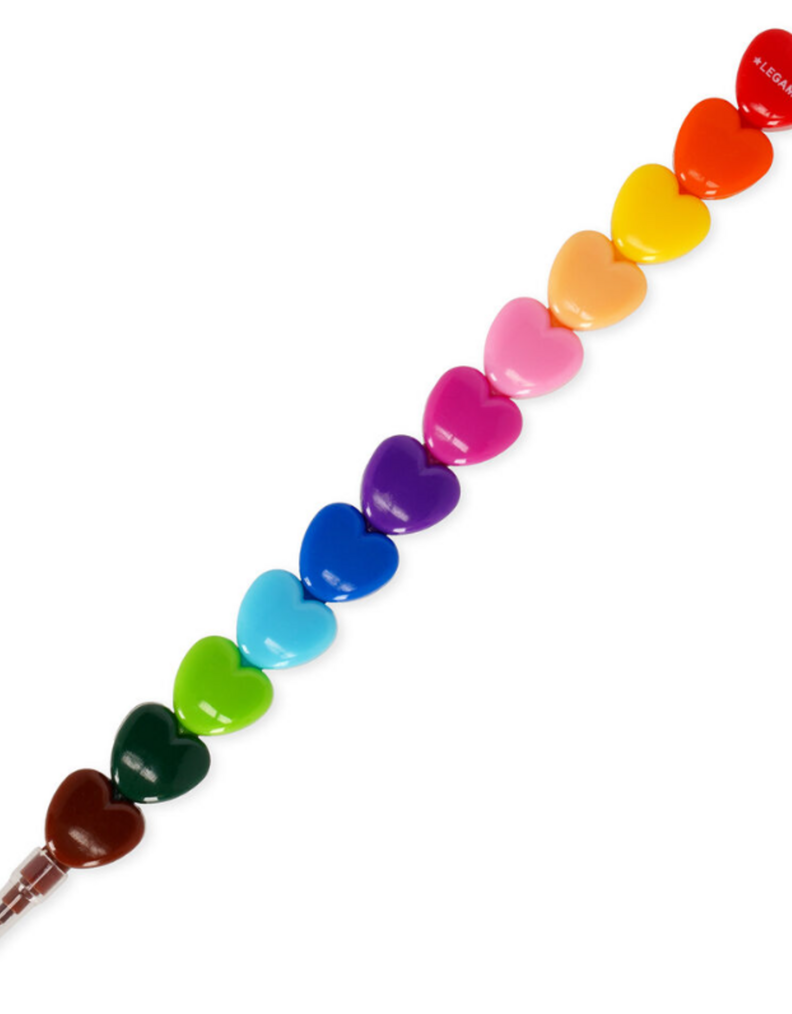 Legami Legami Stackable Crayons - Hearts