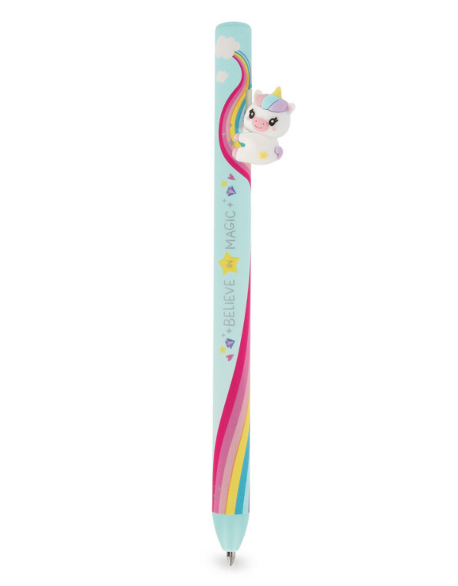 Legami Legami Ballpoint Pink Pen - Unicorn