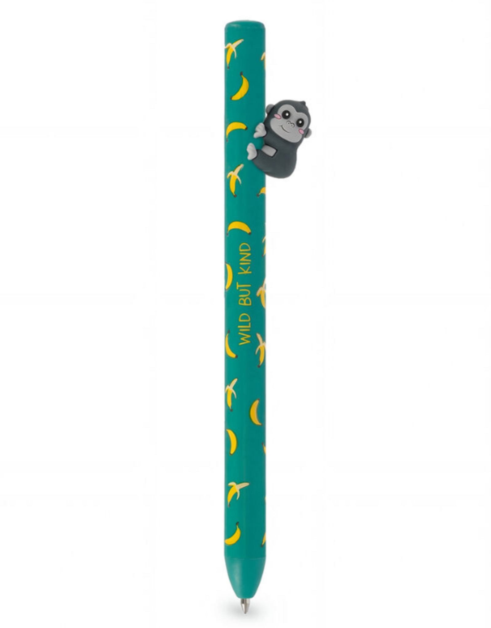 Legami Legami Ballpoint Black Pen - Gorilla