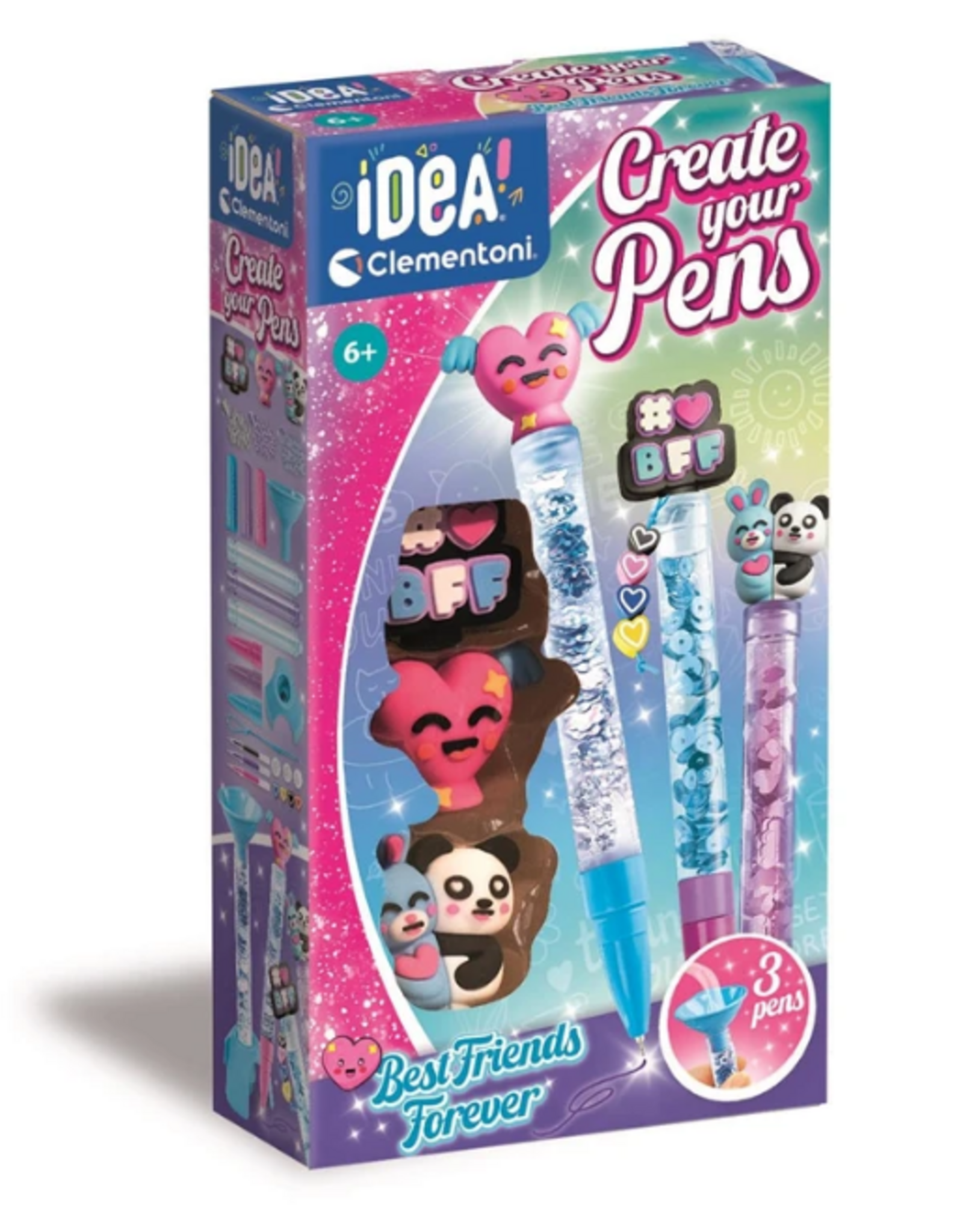 Clementoni IDEA - CREATE YOUR PENS - BFF