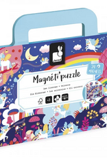 Janod MAGNETI'PUZZLES - UNICORNS - 24 PIECES