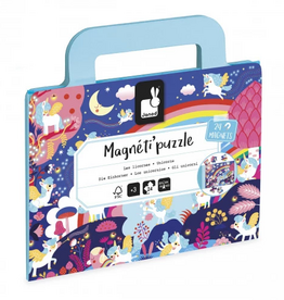 Janod MAGNETI'PUZZLES - UNICORNS - 24 PIECES