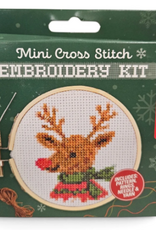 Kikkerland REINDEER MINI CROSS STICH