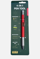 Kikkerland RED MULTI TOOL PEN