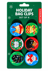 Kikkerland CHRISTMAS CATS BAG CLIPS