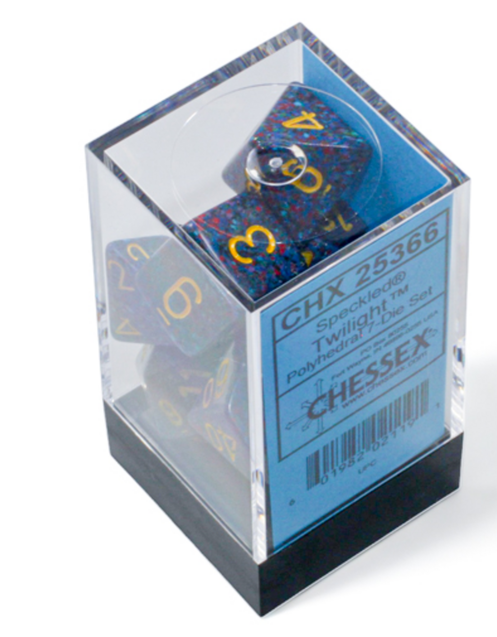 Chessex Dice - 7pc Speckled - Twilight Polyhedral