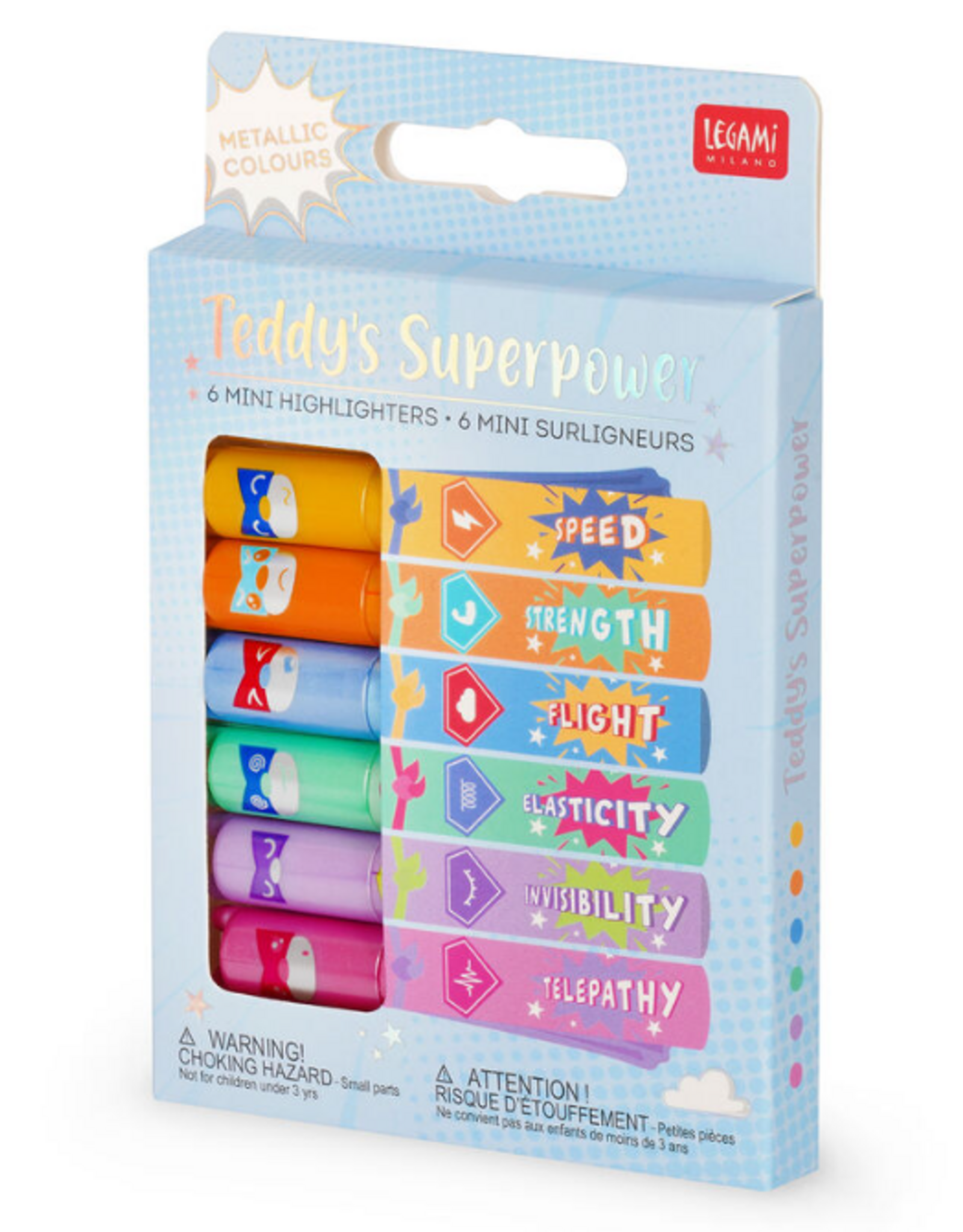 Legami Legami Mini Highlighters Set (6 pk)