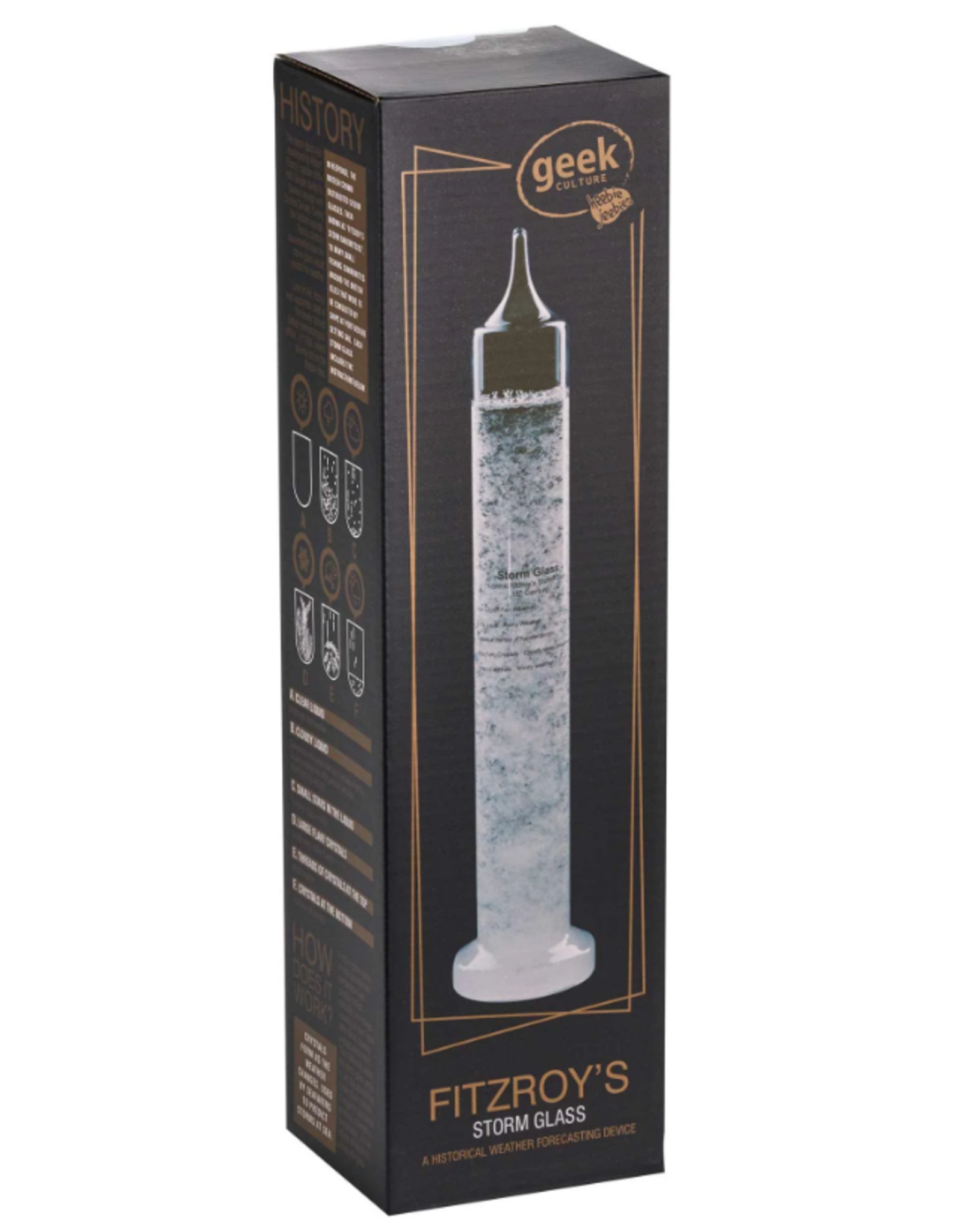 Heebie Jeebies Fitzroy's Storm Glass - 28 cm