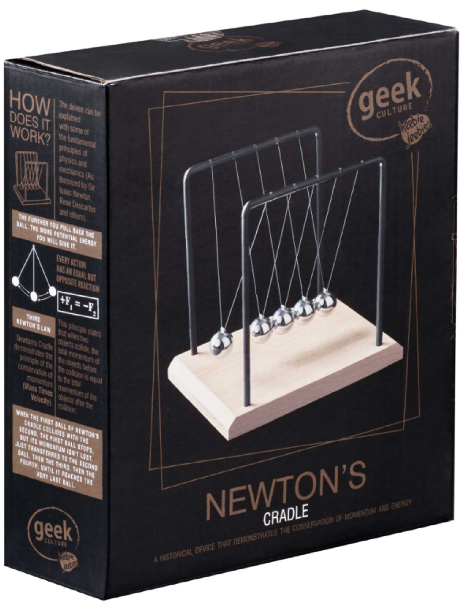 Heebie Jeebies Newton's Cradle Beach Timber 14 cm