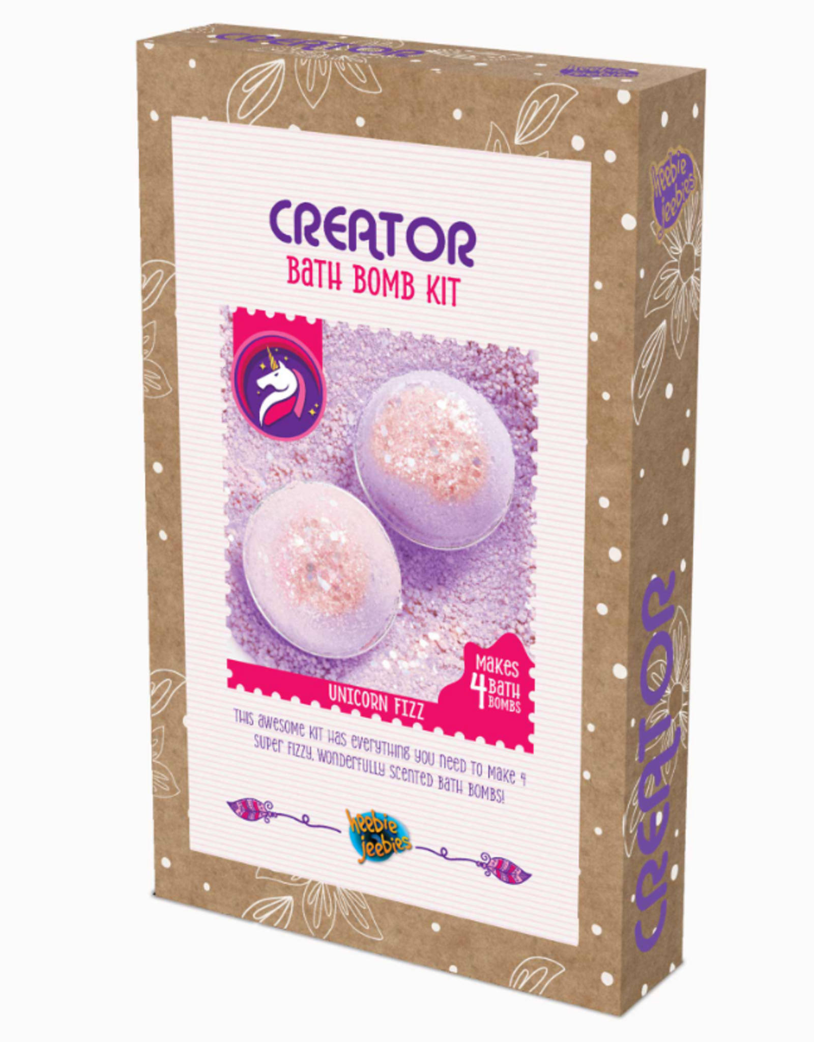 Heebie Jeebies Creator Bath Bomk Kit - Unicorn Fizz