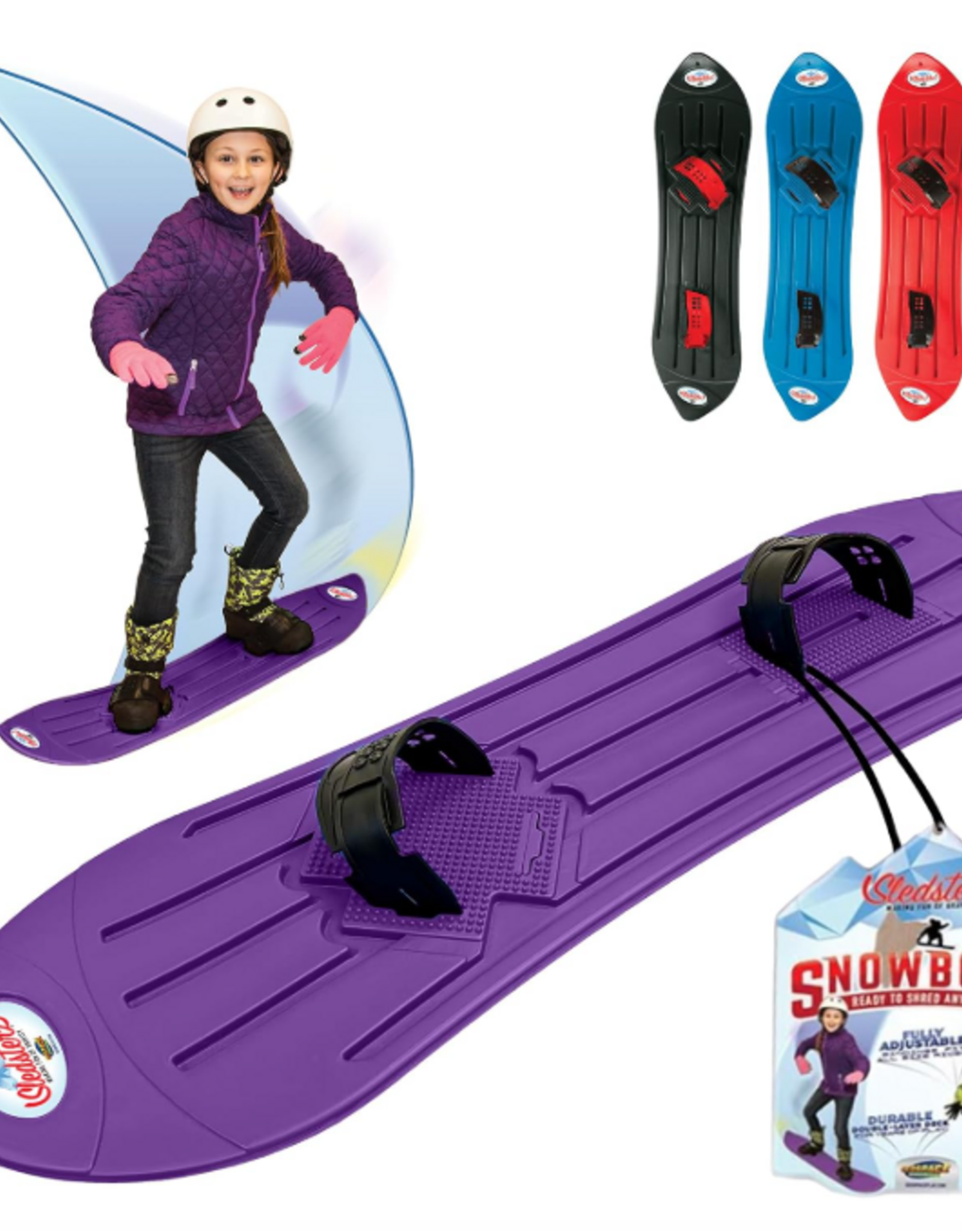 GeoSpace Sledsterz Snowboard - Purple