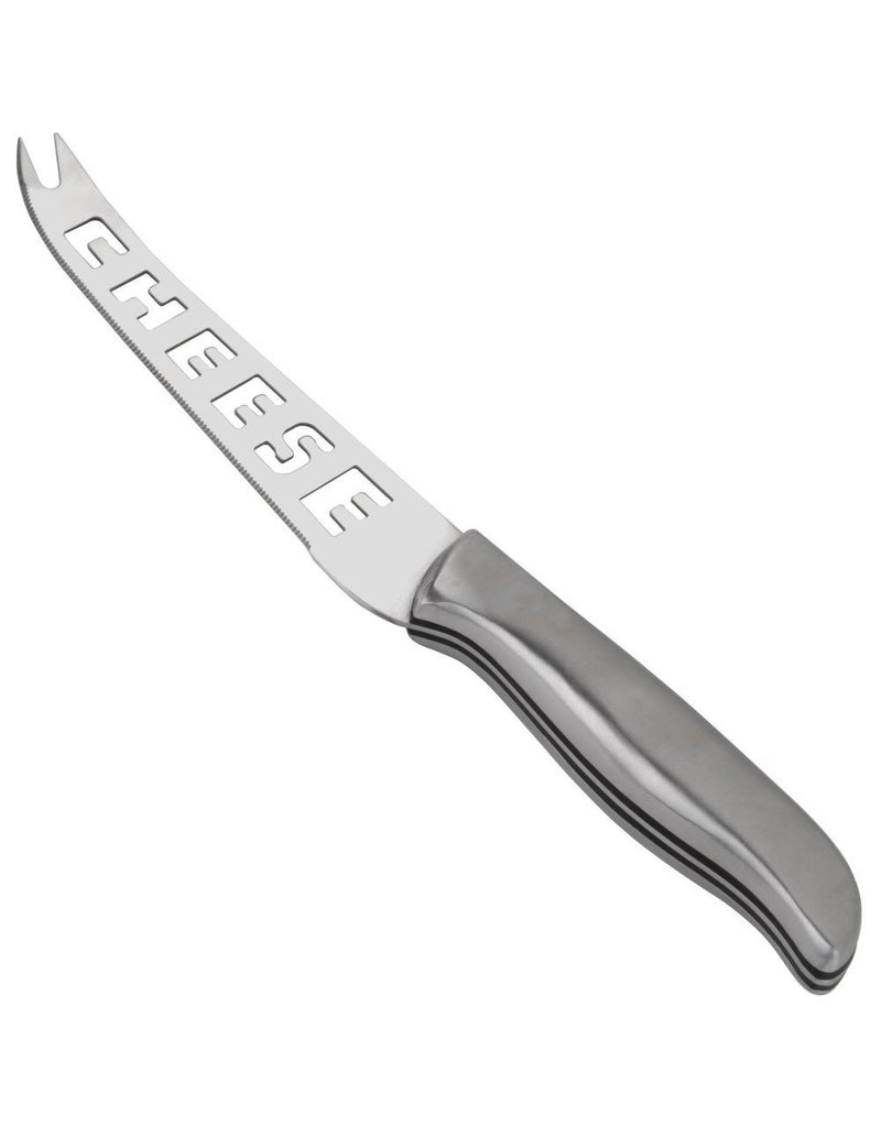 Serrated Stainless Steel Cheese Knife