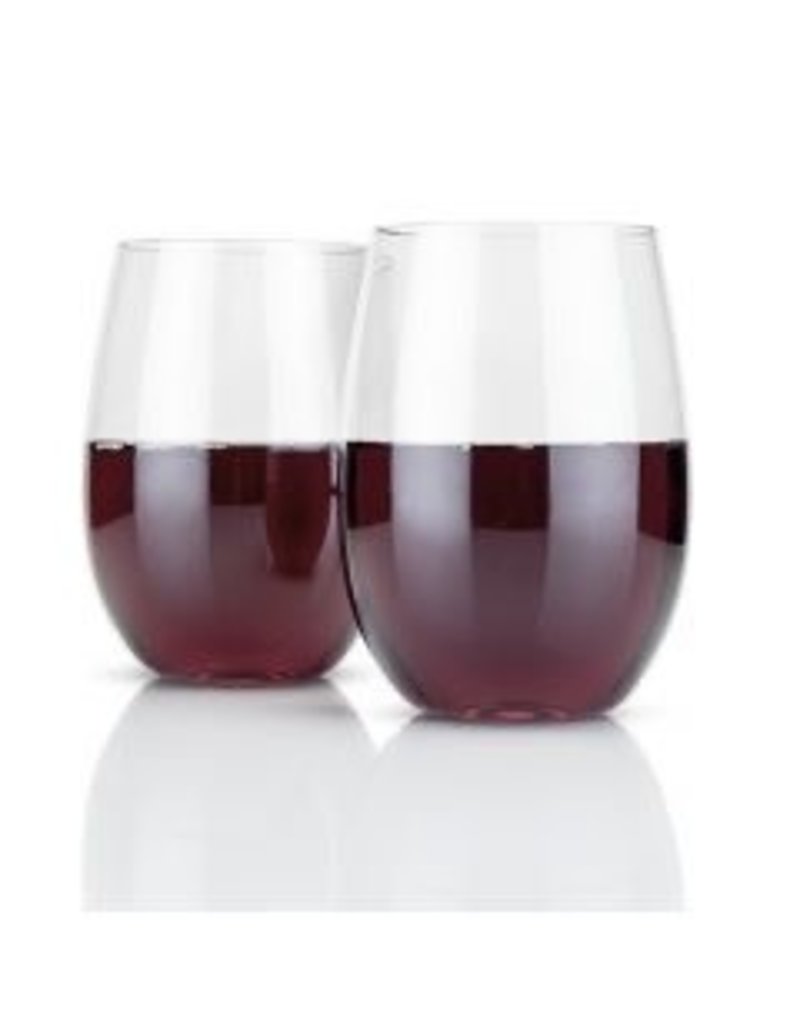 Stemless Plastic Beach Wine Cups