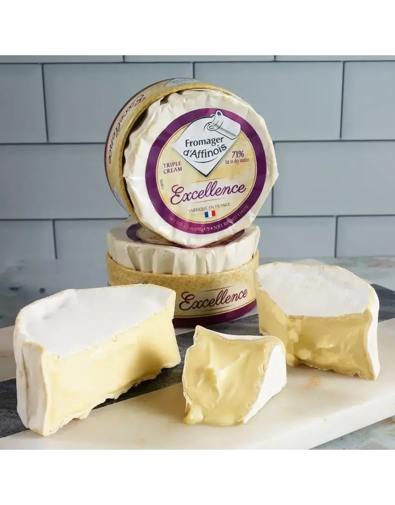 Triple Cream Excellence Mini Wheel (Fromager d'Affinois, FR) 6.5oz