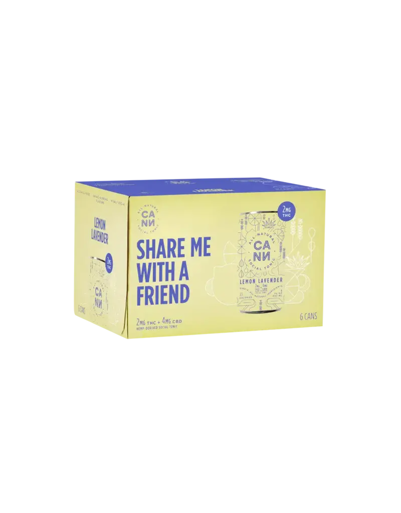 VDM Tryon Alternative Cann Social Tonic Lemon Lavender 8oz 6pk